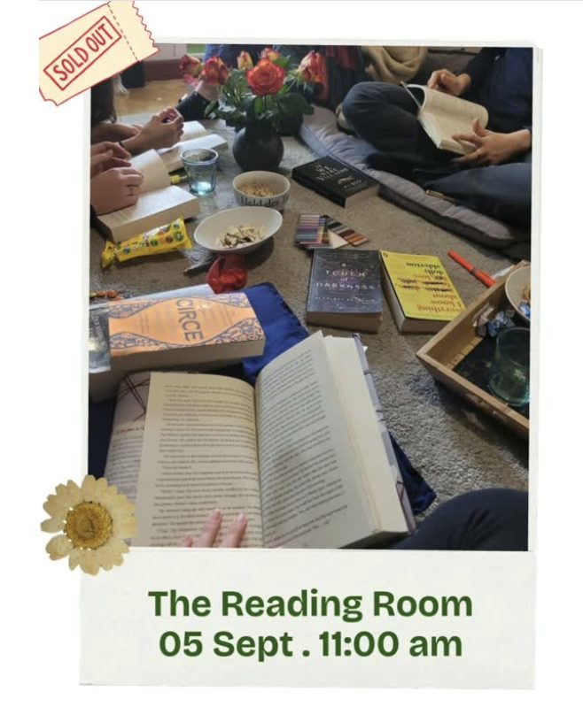 The Reading Room event poster